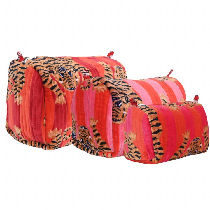 Tibetan Tiger Velvet Mixed 3 Piece Travel Set for wholesale by CYC