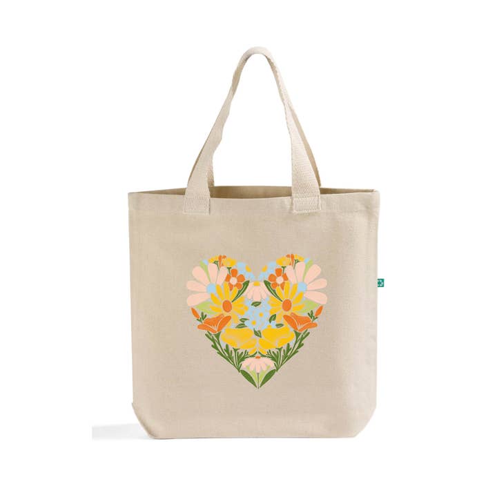 Wildheart Everyday Tote Bag for wholesale by doodles.ink.
