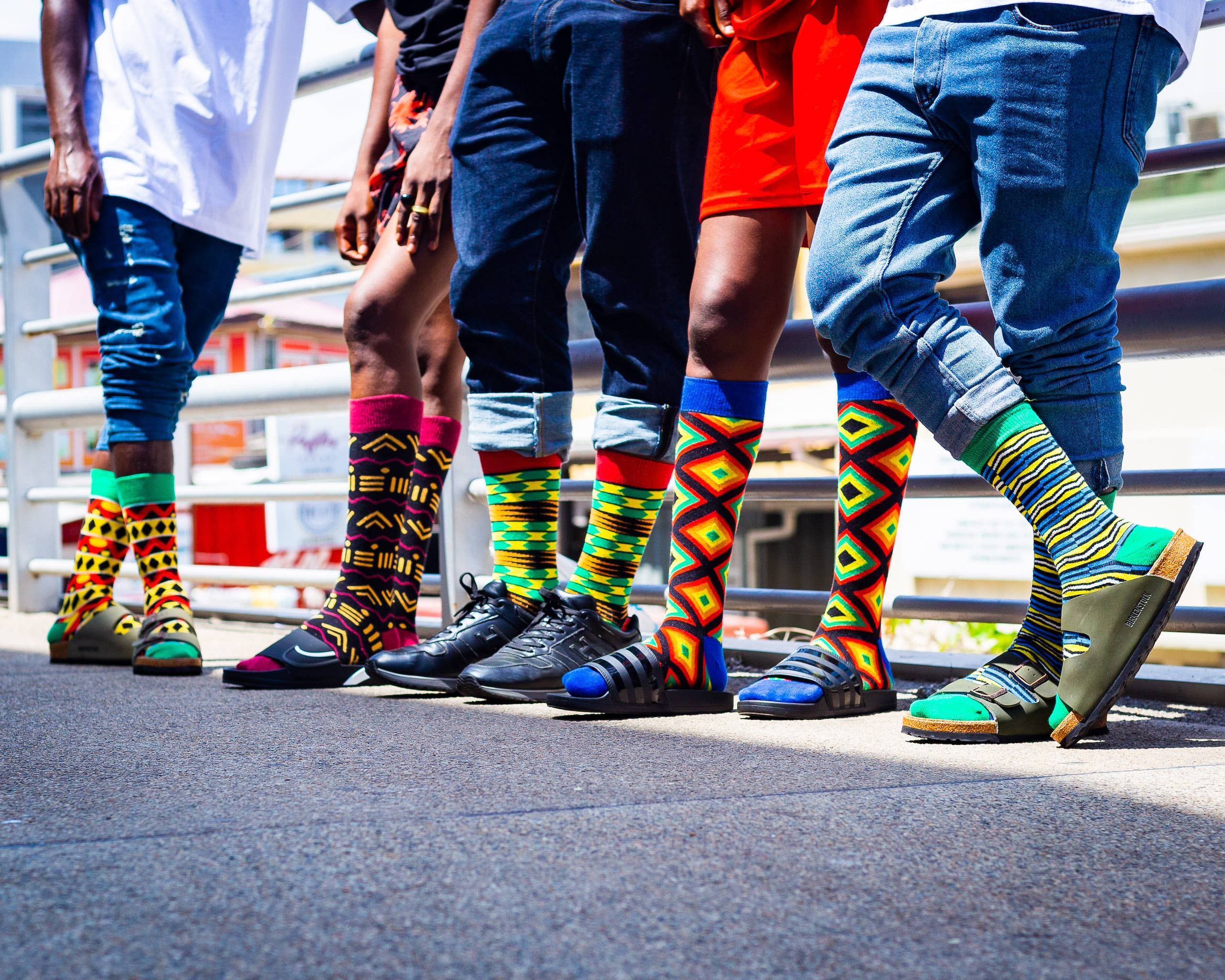 Afrisocks – wholesale Socks – Unisex – Baafira African Kente Socks2