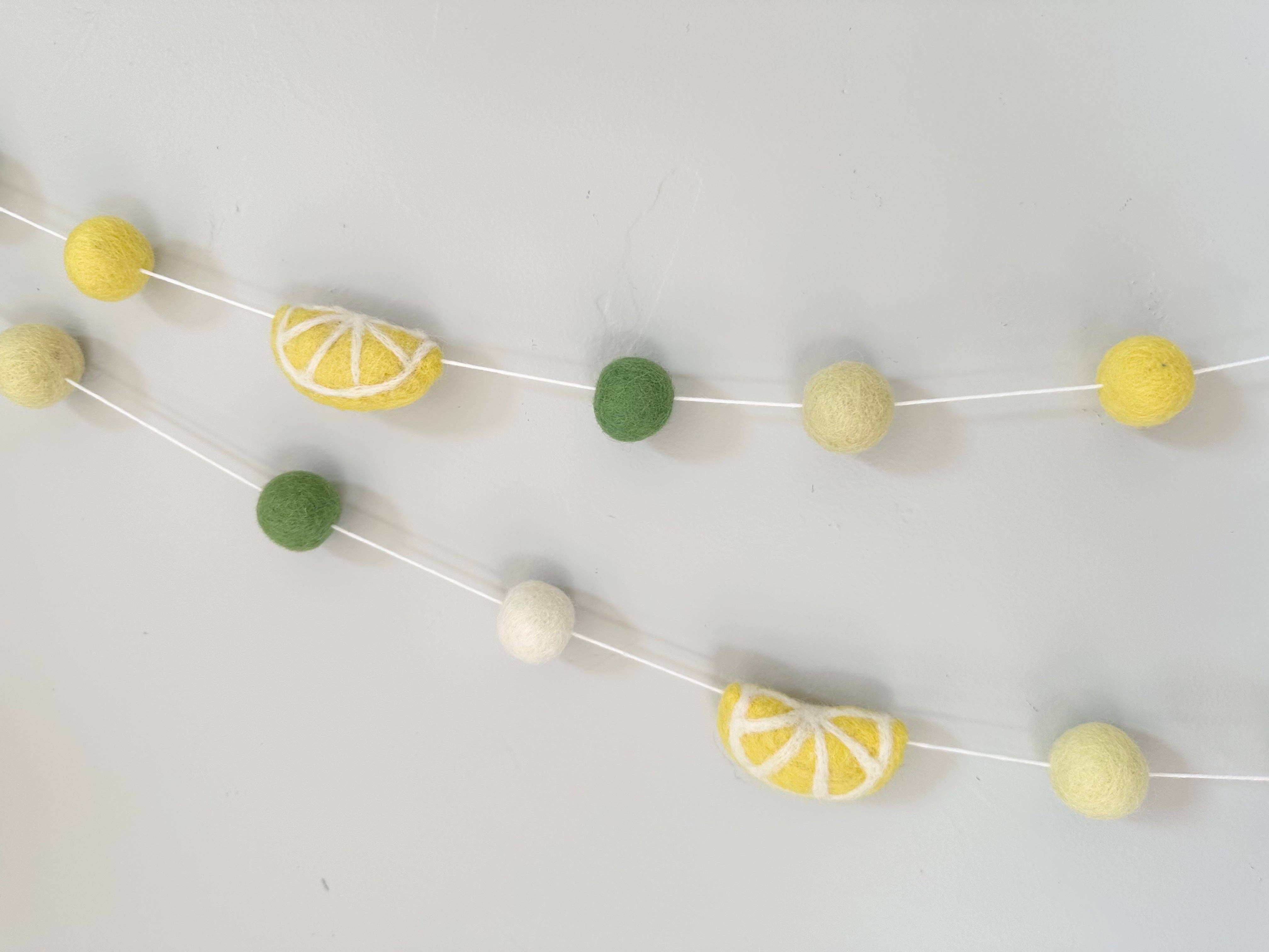 Wool Jamboree - Wholesale Bunting/Garland - Lemonade Garland2