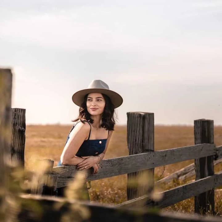 Putty Kimberly Rancher Australian Wool Hat for wholesale on Faire1