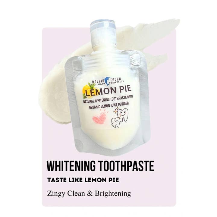 Dolfin Touch – wholesale Toothpaste – Lemon Pie Natural Whitening Toothpaste