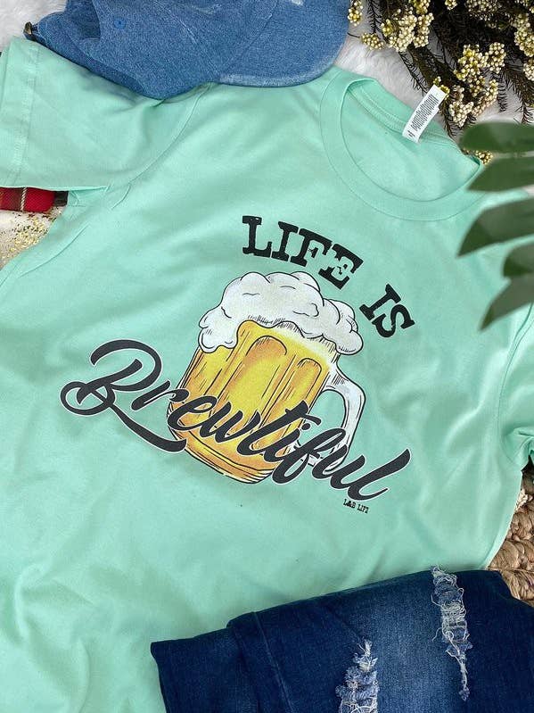 Bella Canvas Das Leben ist schön, trinkt, lustig für den Großhandel von L&B Life