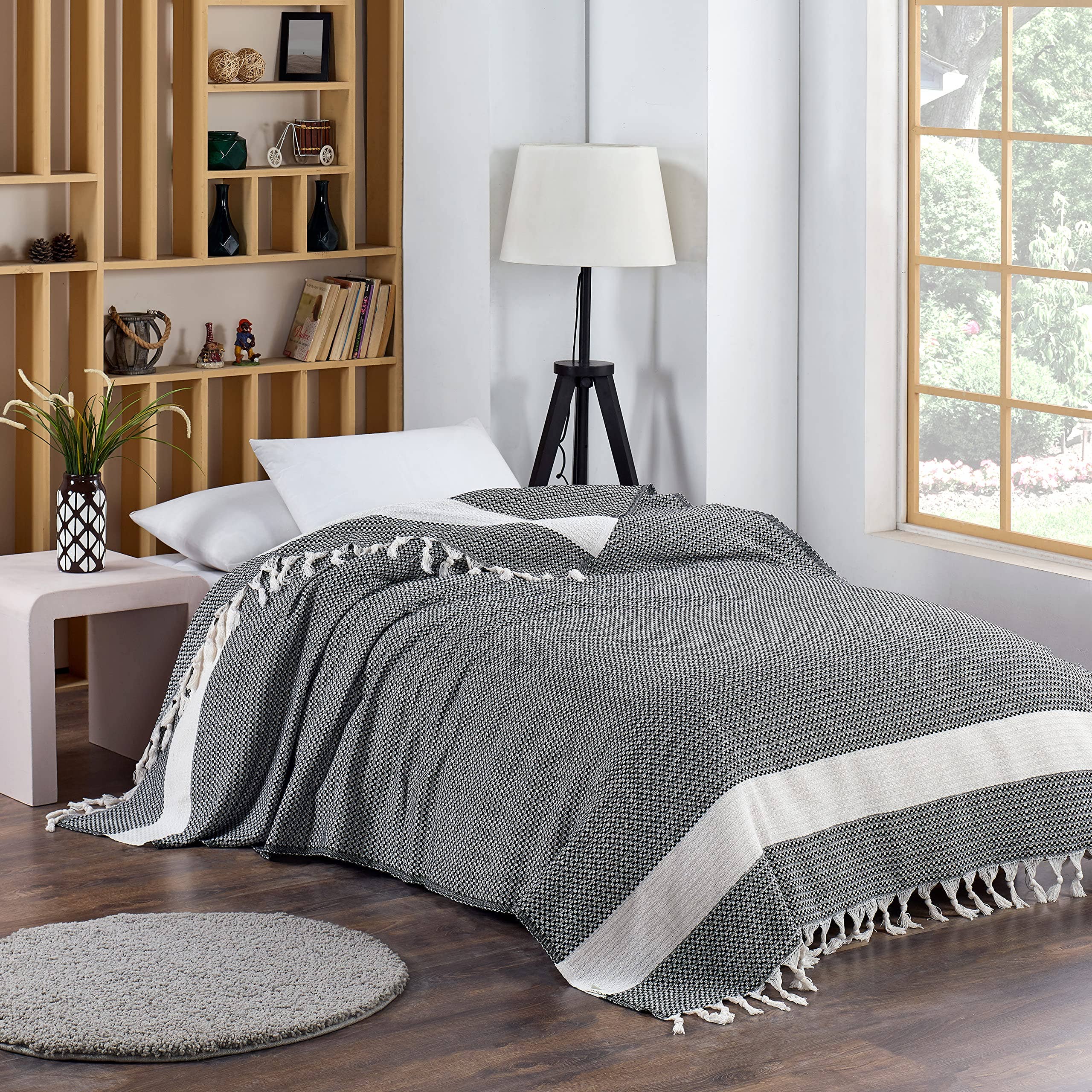 westmarkusa corp - Wholesale Bedding Blanket - Queen Size: Turkish Cotton Blanket, Bed Cover & Throw - Queen Size 88"x90" - Lightweight, Cozy & Elegant for Year-Round Use13