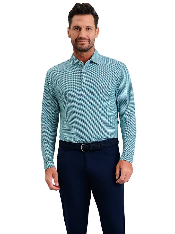 IBKÜL - Wholesale Polo - Men's - Cube Art Long Sleeve Polo28