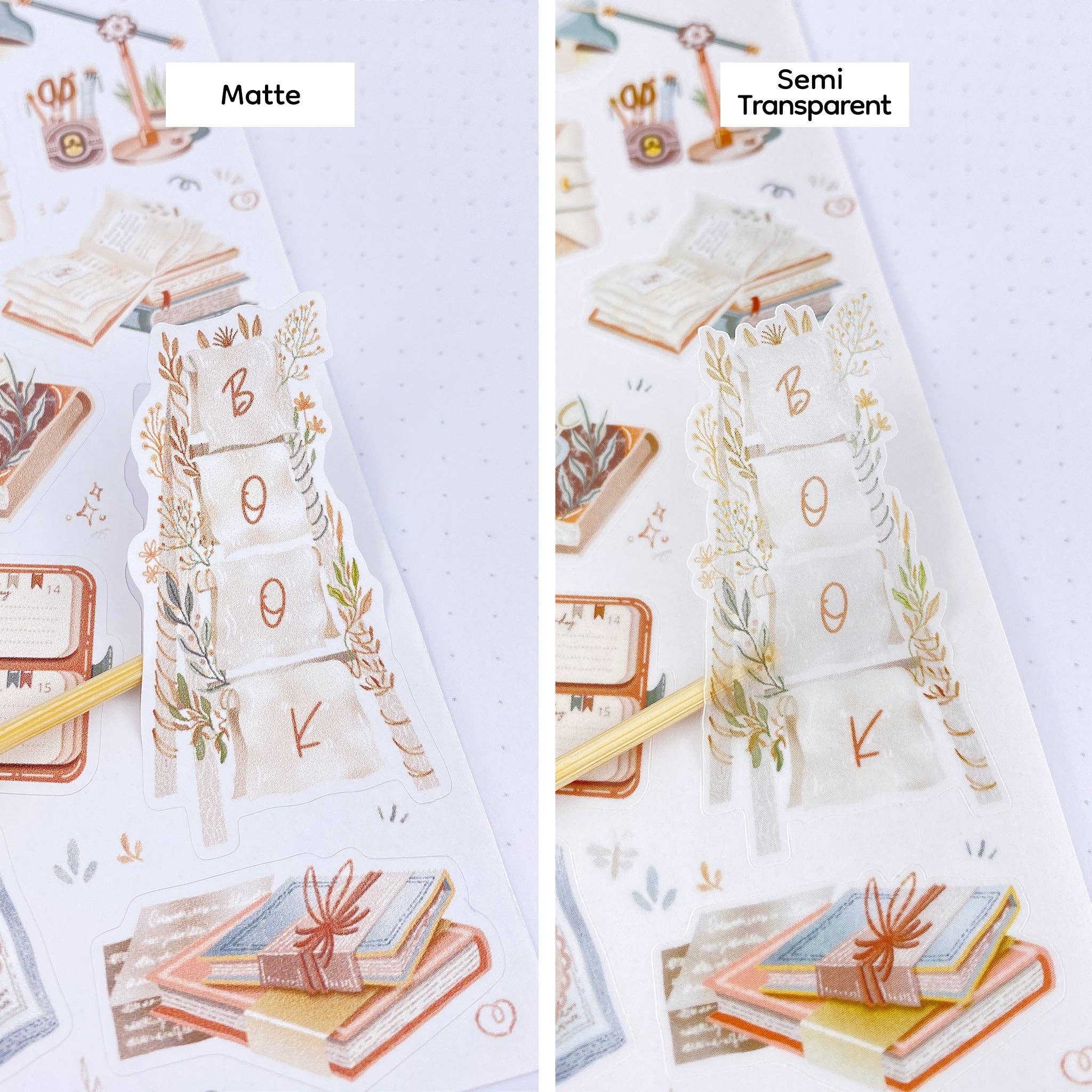 Lettoon – Adesivo por atacado – Folha de Adesivos - Hora da Leitura16