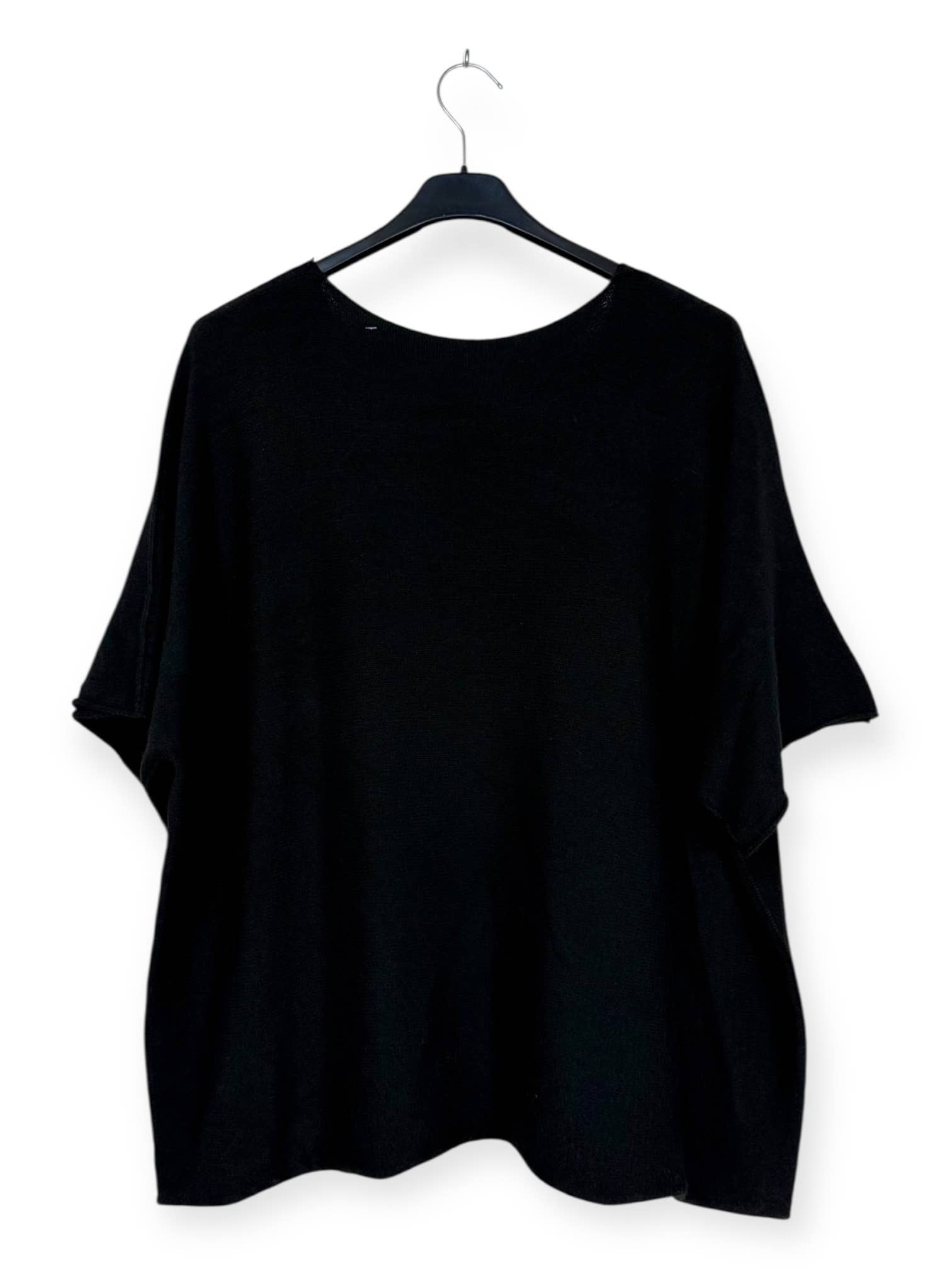 Lucky Nana - Wholesale Poncho - Women's - AH L2202 - Plus Size V-Neck Poncho Sweater40