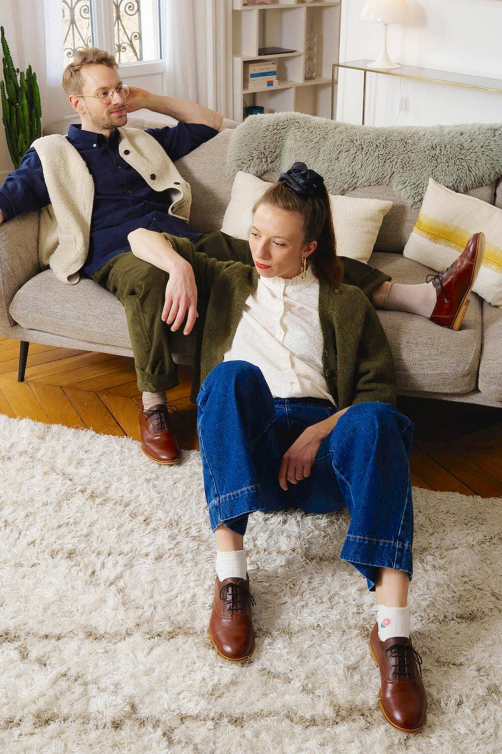 Swivells - Wholesale Derby Shoes - Women's - Oscar - Derbies Marron en Cuir5