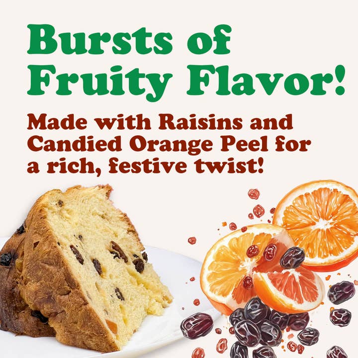 Food To Live - Wholesale DIY Food Kit - Organic Italian Panettone - Authentic Artisan-Made, Non-GMO