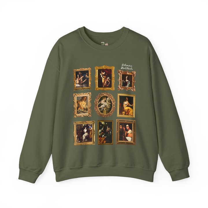 Opal and June - Wholesale Graphic Sweatshirt - Women's - Gentileschi Famous Paintings4