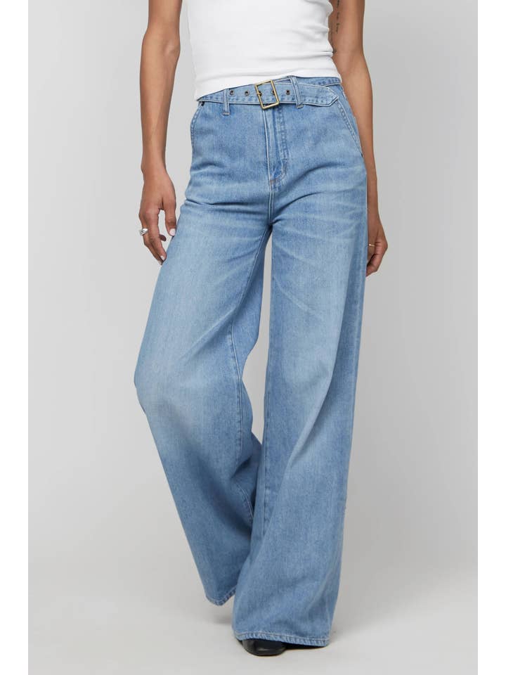 Wescott Wide Leg High Rise Belted 1990 Vintage for wholesale on Faire3