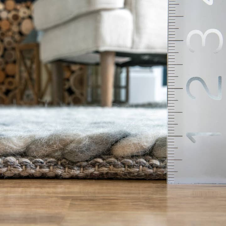 nuLOOM - Wholesale Area Rug - Hand Woven Chunky Woolen Cable Area Rug31