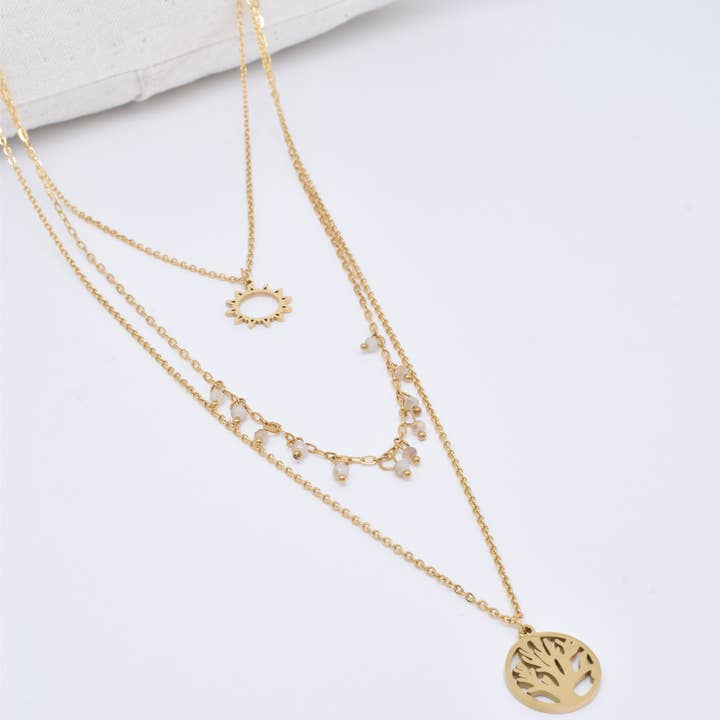 NECKLACE - BJ210111OR for wholesale by Kapyco