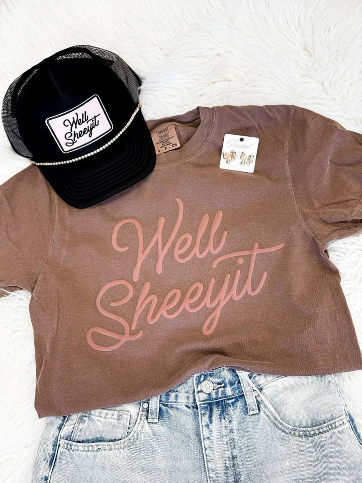Nou Sheeyit Puff Tee voor wholesale door Hart and Hollow
