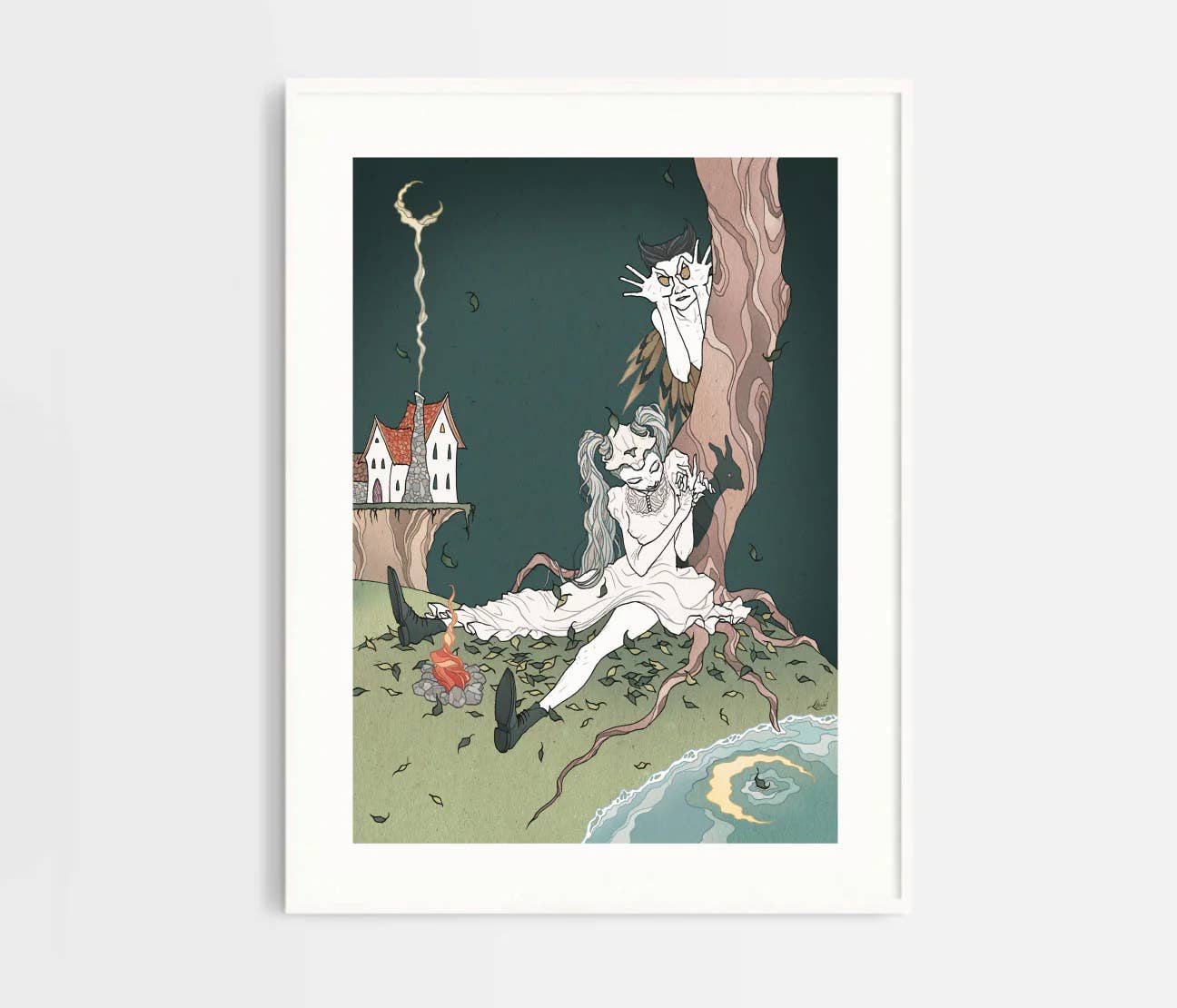 Hop! - Wholesale Art Print - Print March Night by Lucrèce