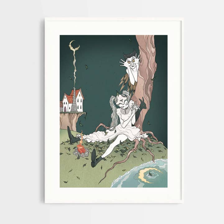 Hop! - Wholesale Art Print - Print March Night by Lucrèce0