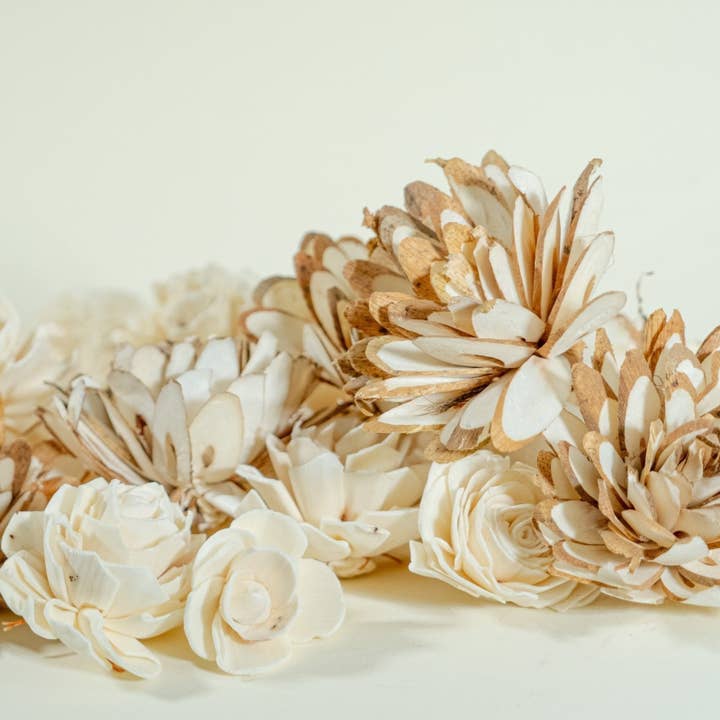 Sola Wood Flowers - Wholesale Artificial Flowers - 50 Random Assortment