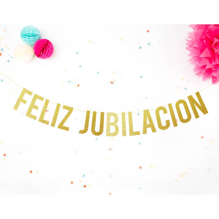 Wild Confetti - Venta al por mayor Cartel/pancarta para fiestas - Guirnalda Feliz Jubilación
