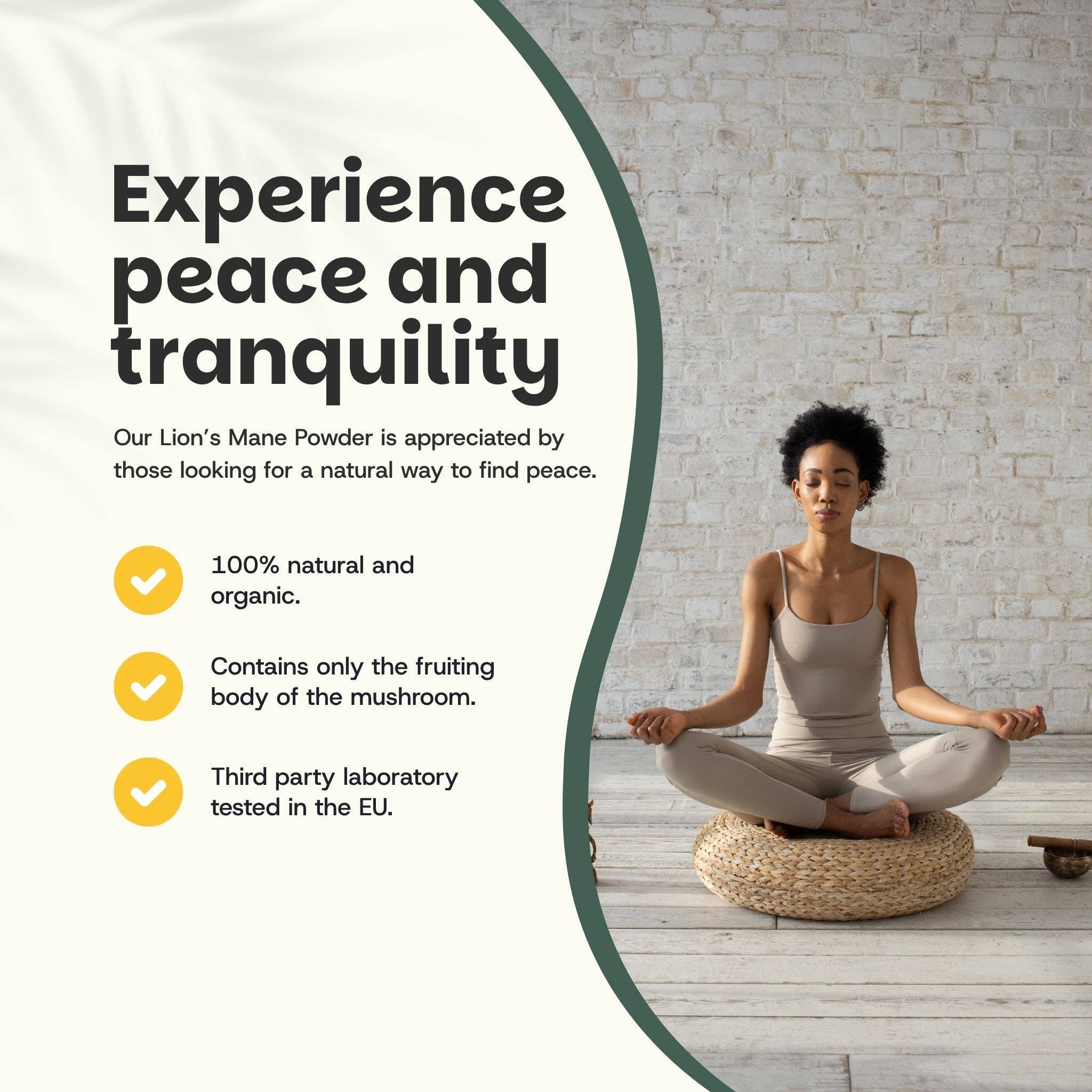 Cupplement b.v. - Wholesale Protein/Superfood Powder - Lion's Mane Powder Organic  60 Grams1