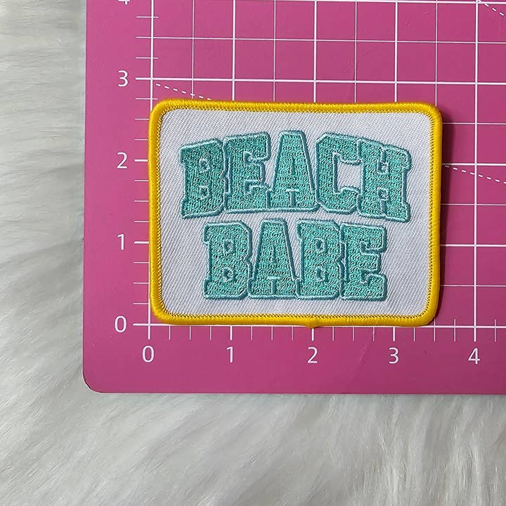 Scratch Decor - Wholesale Patch - Beach Babe Embroidery Iron On Patch2