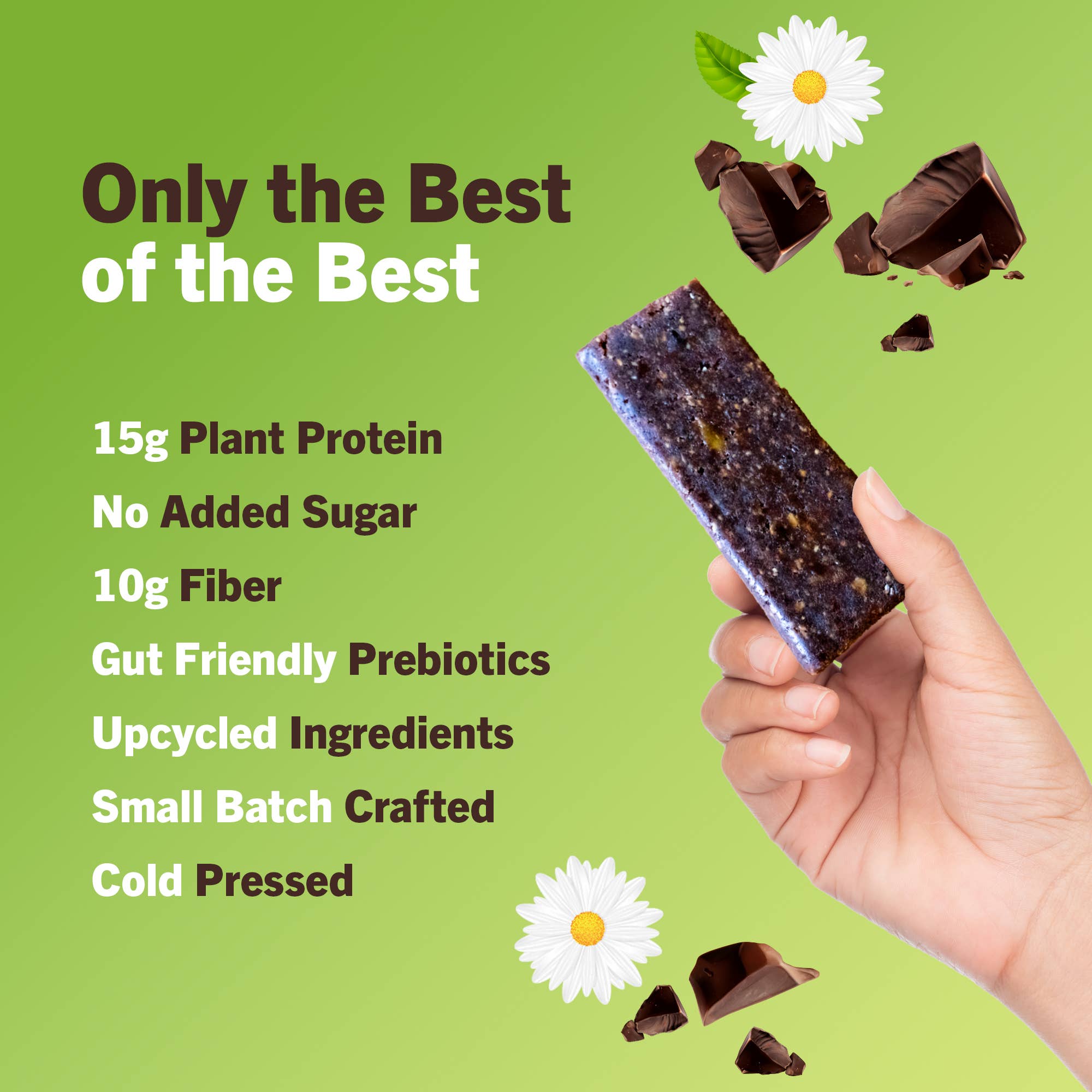 Amrita Health Foods - Wholesale Snack bar - Chocolate Brownie Protein Bars, High Fiber, No Added Sugar5