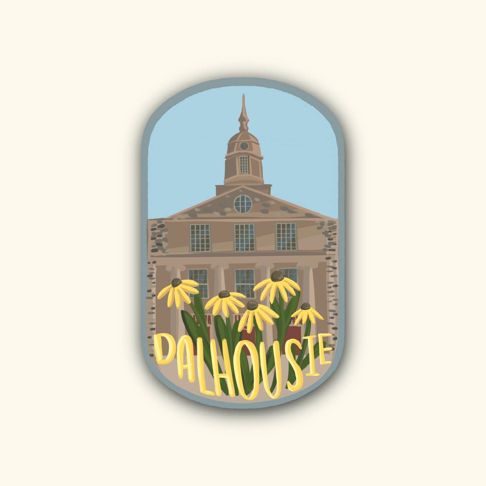 Bygone Art Project - Wholesale Sticker - Dalhousie University Sticker | Halifax, Nova Scotia1