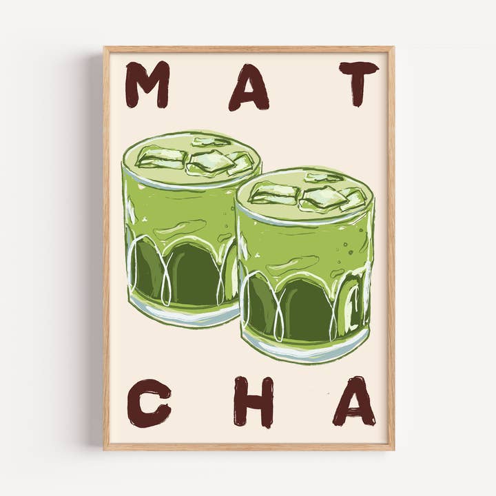 Matcha Print for wholesale by Illustrated by Weezy