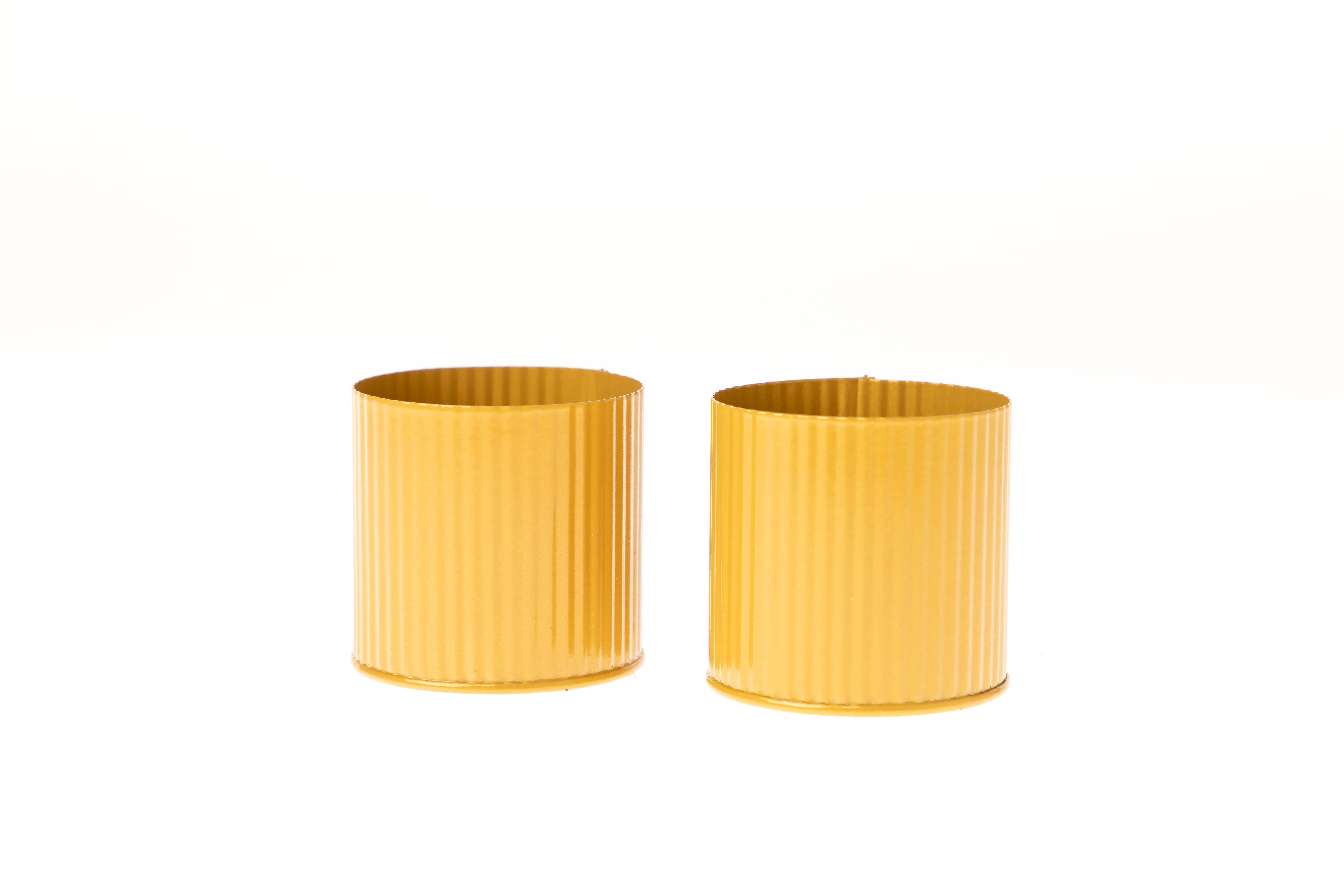 UNIMIX FLORAL – wholesale Vase – Tin Galvanized Pot Wedding, Event & Everyday 5"x5"5