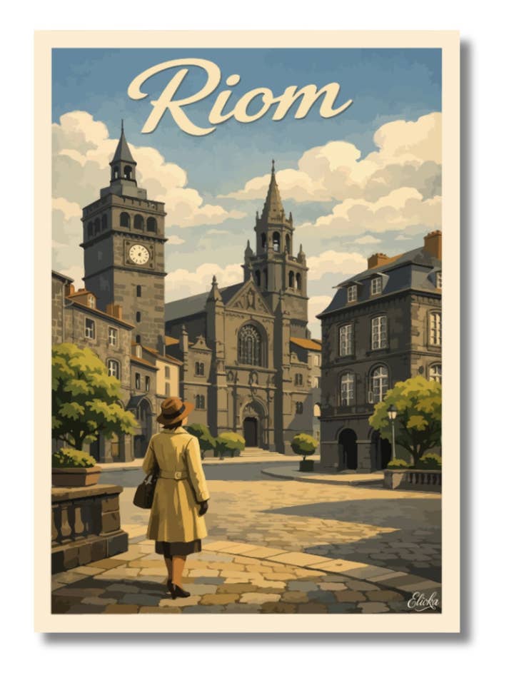 Riom poster for wholesale by ELIOKA