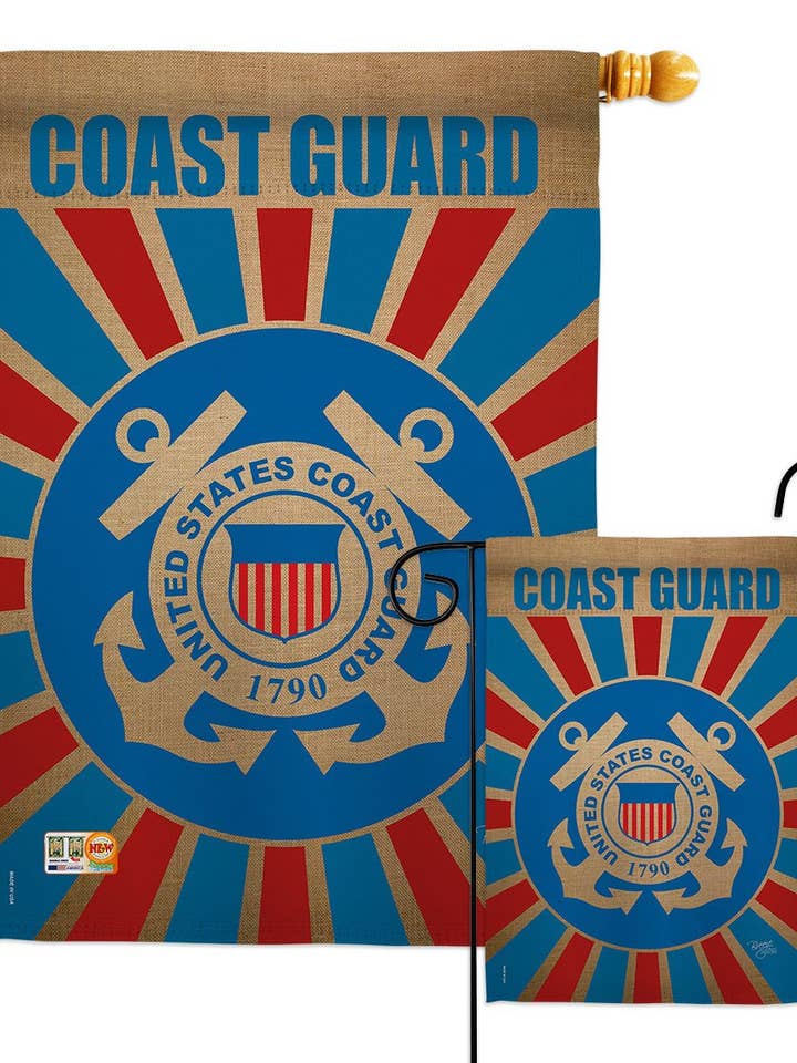 Coast Guard Armed Forces Military Decor Flag for wholesale by Two Group Flag Co