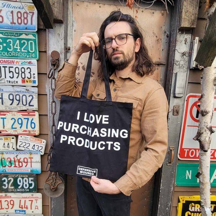 Defensive Wounds – Sacola - Unissexo por atacado – I AM SHOPLIFTING - Saqueta dupla face1