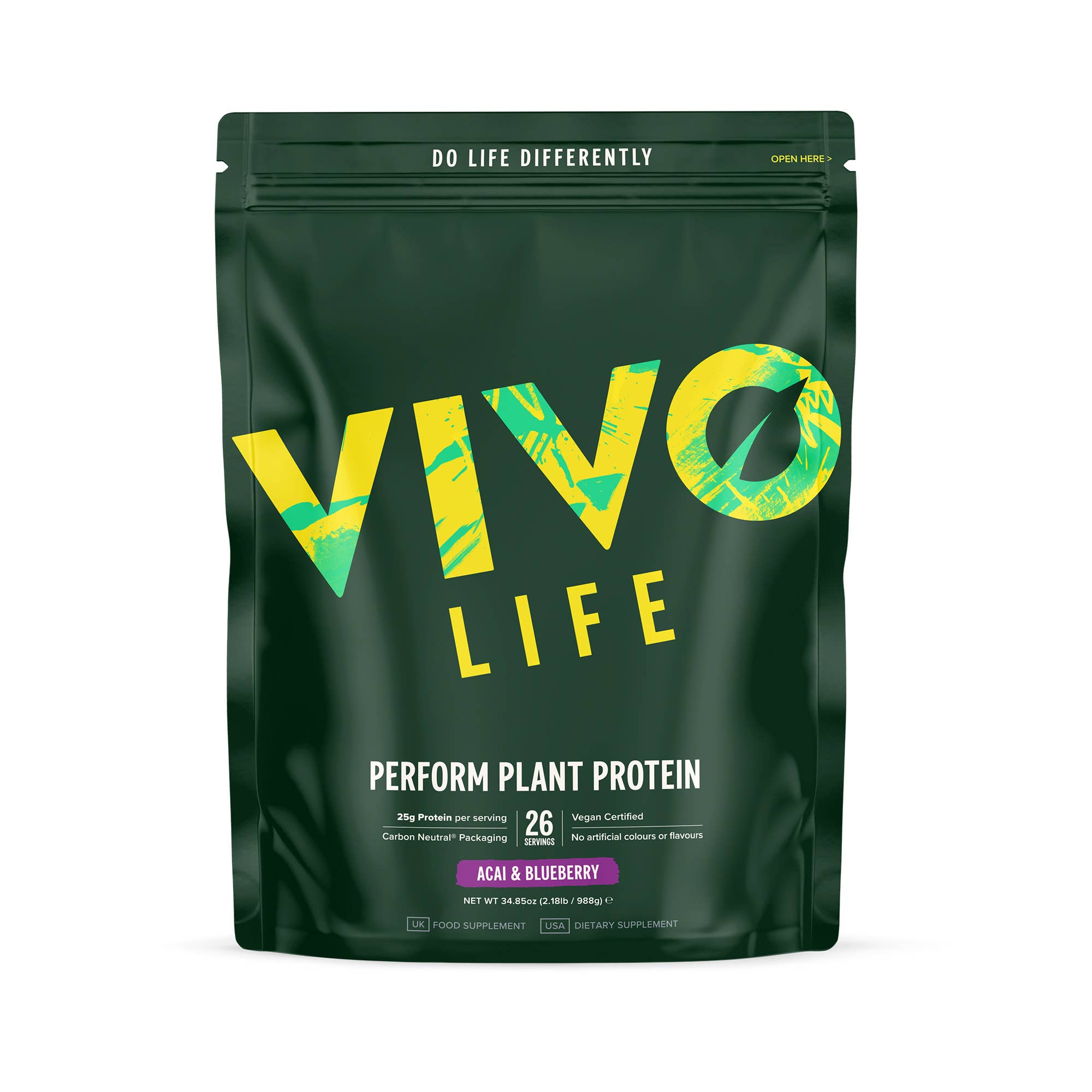 Vivo Life – wholesale Protein/superfood powder – Perform: Raw Plant Protein & BCAA3