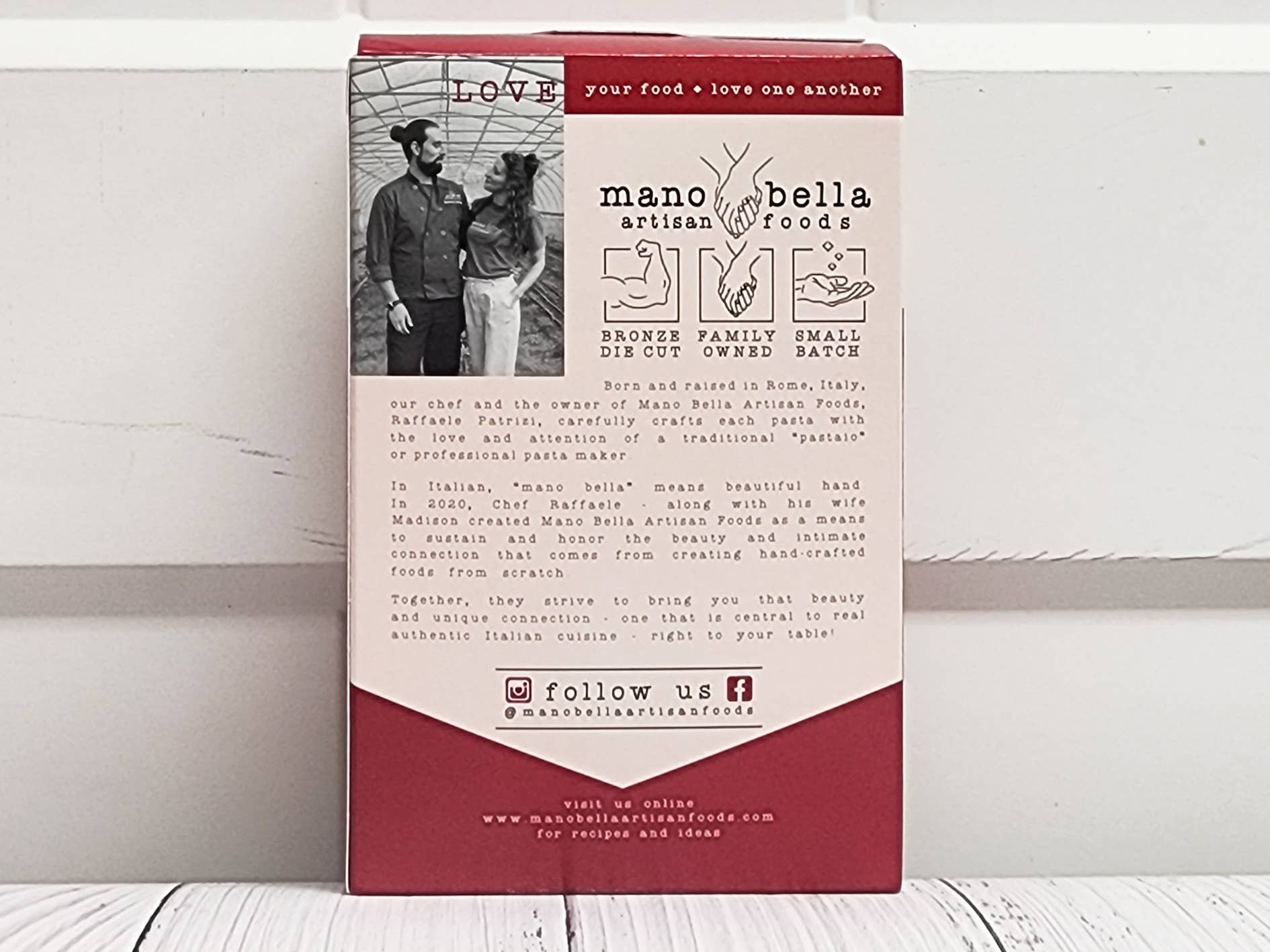 Mano Bella Artisan Foods - Venta al por mayor Pasta - Pasta seca - Campanelle1