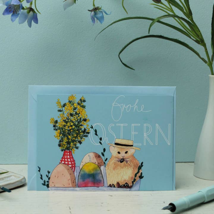 Cartolina Cartone delle uova Decorazione pasquale per la vendita all'ingrosso da parte di Wonder Of Today