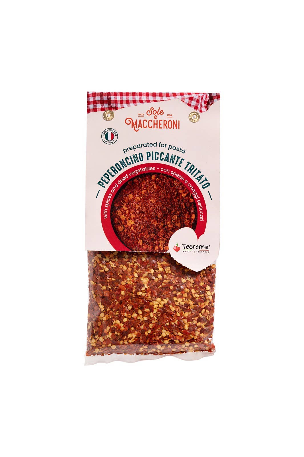 Teorema Mediterraneo - Vendita all'ingrosso Spezie essiccate - Peperoncino piccante tritato 50gr0