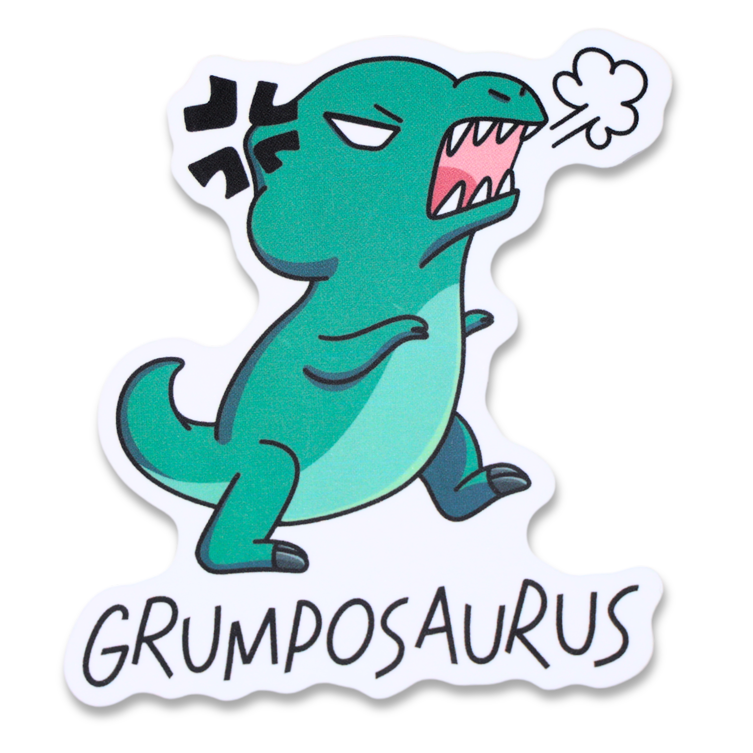 Sleazy Greetings - Wholesale Sticker - Grumposaurus Funny Vinyl Sticker0