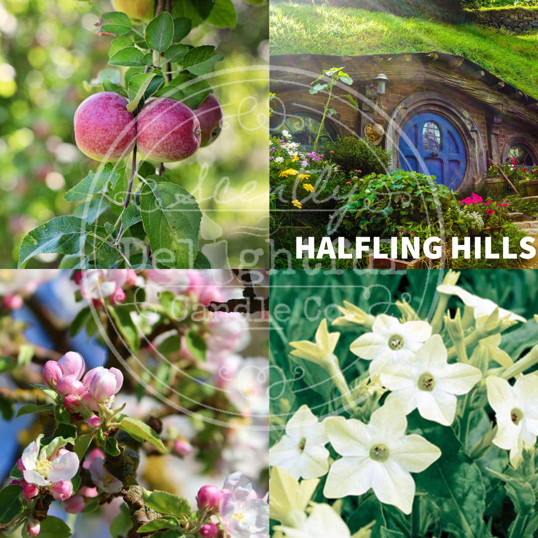 Scently Delightful Candle Company - Wholesale Jar/Filled Candle - HALFLING HILLS2