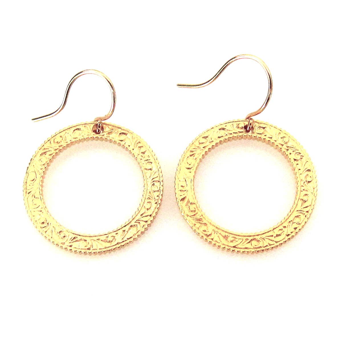 Jessica Elliot Jewelry - Vente Boucles d'oreilles pendantes - petites boucles d'oreilles Eternity Circle0
