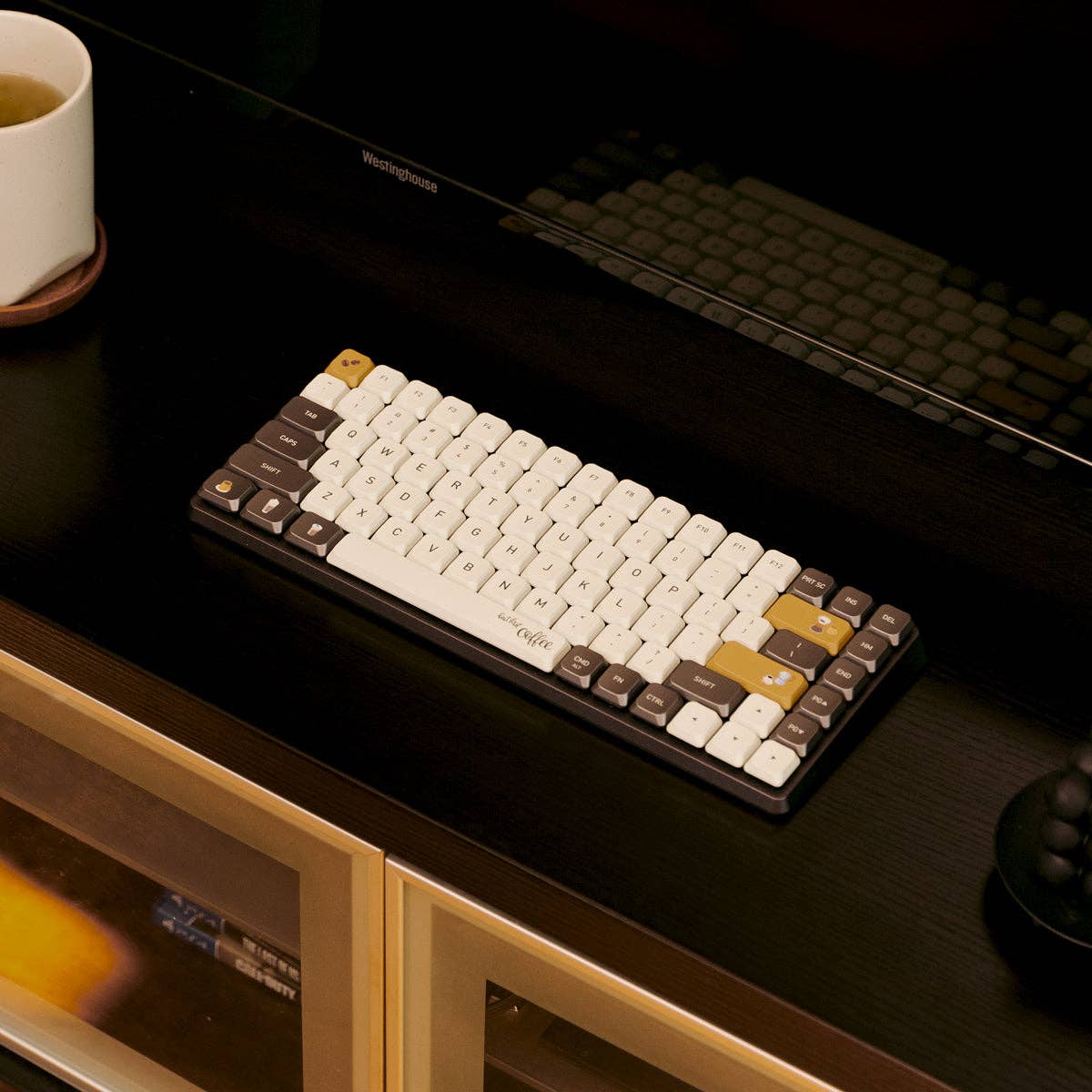 Azio - Wholesale Keyboard - Coffee Slim Keycaps3