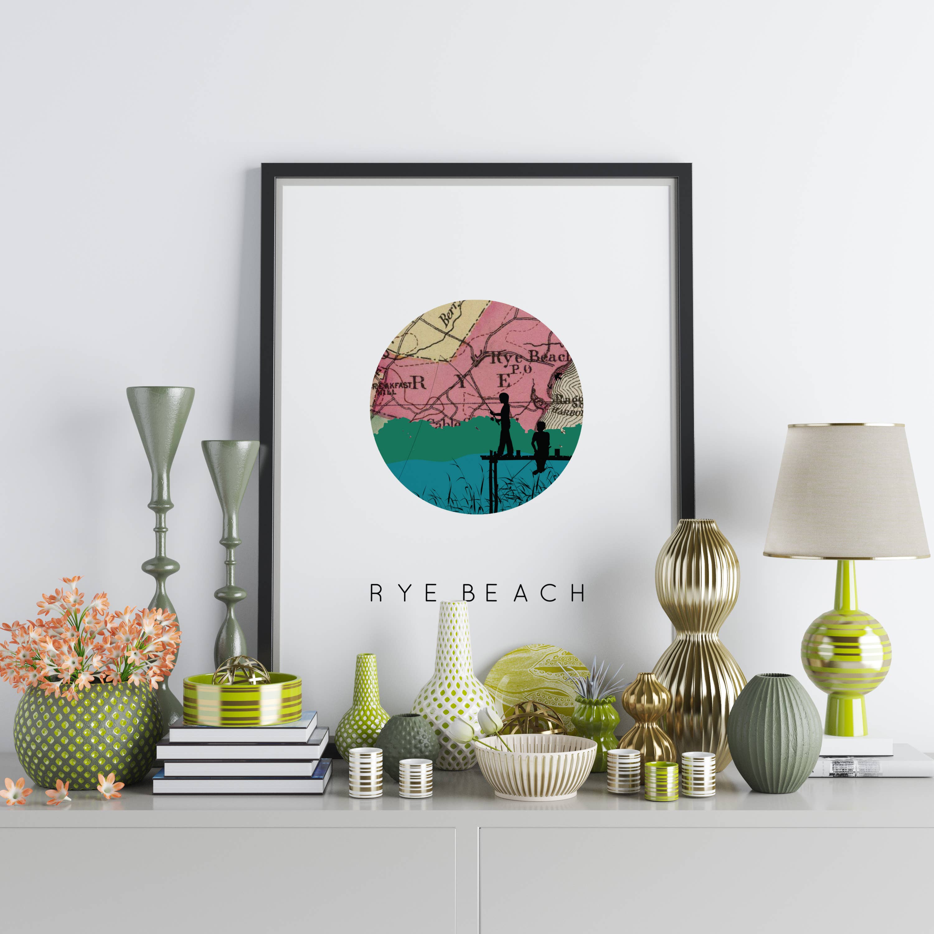 Paperfinch Design - Wholesale Art Print - New Hampshire City Skyline Art Print2
