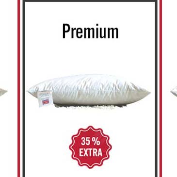 Premium pad van 22 x 22 cm met eendenveren voor wholesale door Luxorate