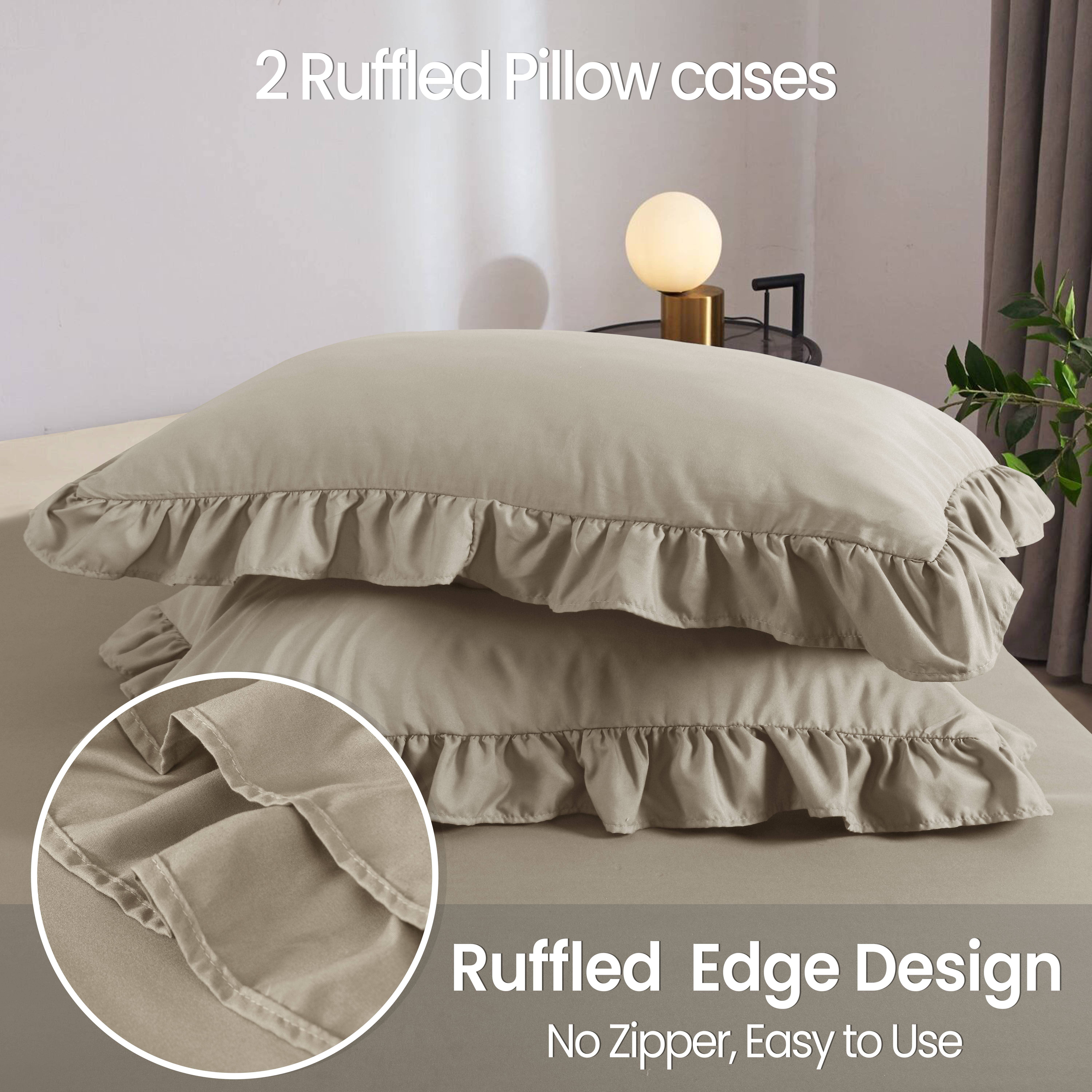 Cotton Passion - Vente Parure de lit - Ensemble housse de couette à volants 3 pièces28