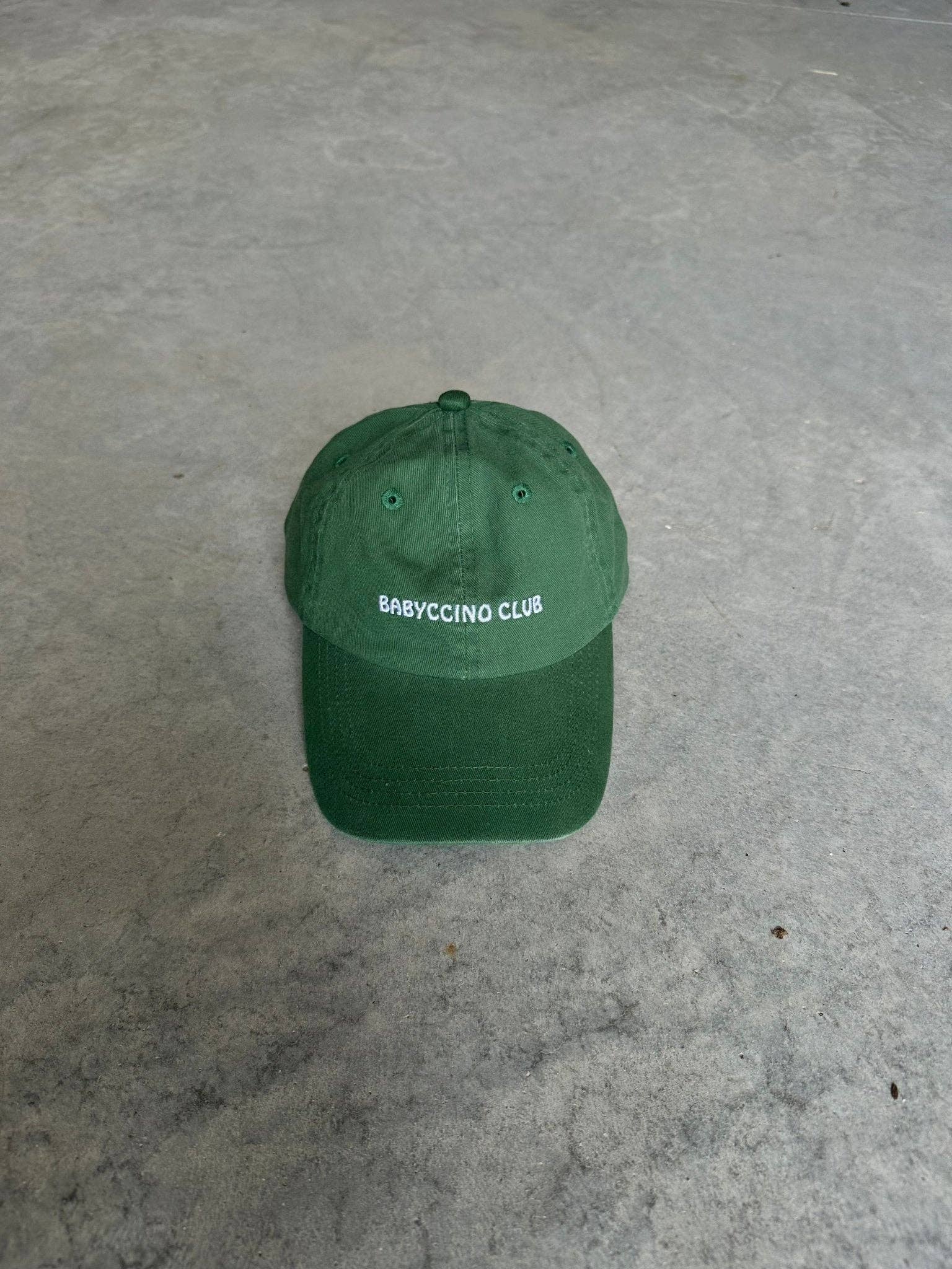 LOVEM - Vente Casquette de baseball – enfant - Casquette verte BABYCCINO CLUB pour enfants3