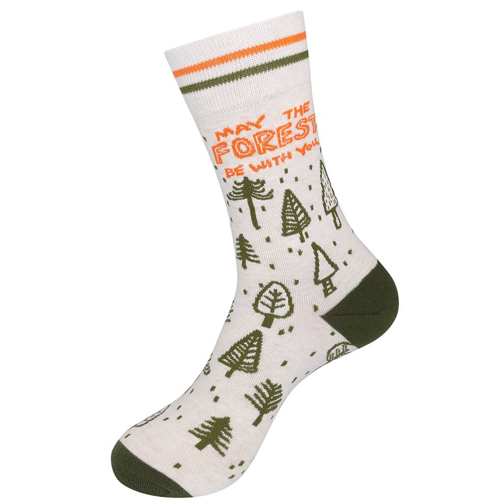 Funatic - About Face Designs - Nice Enough Merch Co - Wholesale Socks - Unisex - May The Forest Be With You Socks | Unisex | Nature | Funatic8