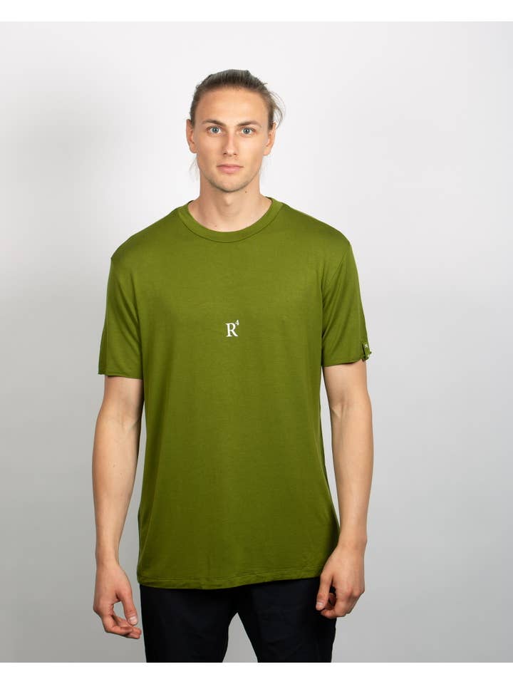 Khaki Bamboo lightweight t-shirt for wholesale on Faire