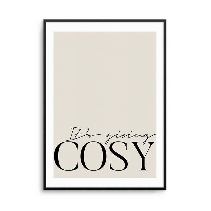 It's Giving Cosy Print for wholesale by D'LUXE PRINTS
