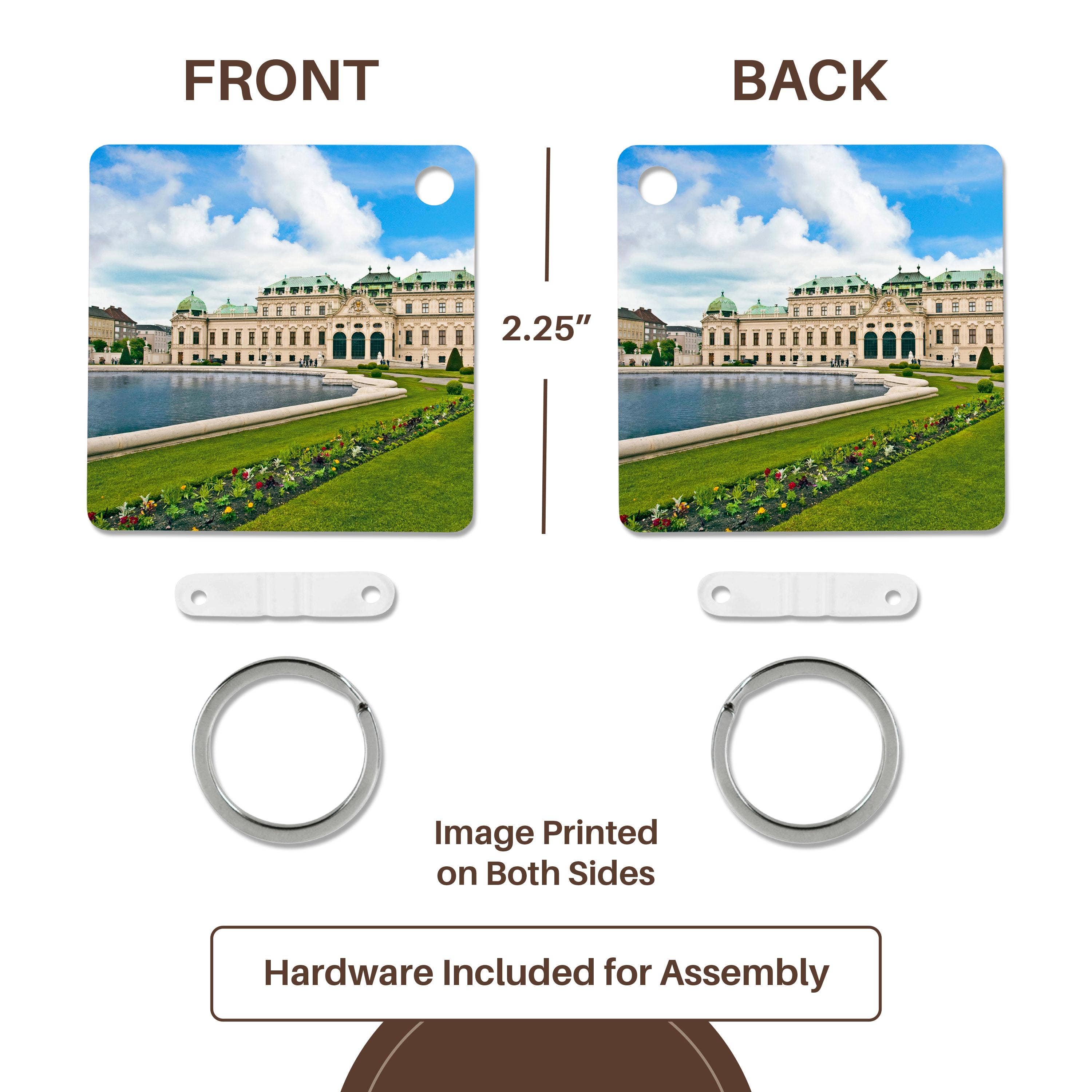 3dRose - Wholesale Keychain - Unisex - 3dRose, Schloss Schonbrunn palace, Vienna, Wein, Austria - EU03 MGL0048 - Miva Stock, Key Chain4