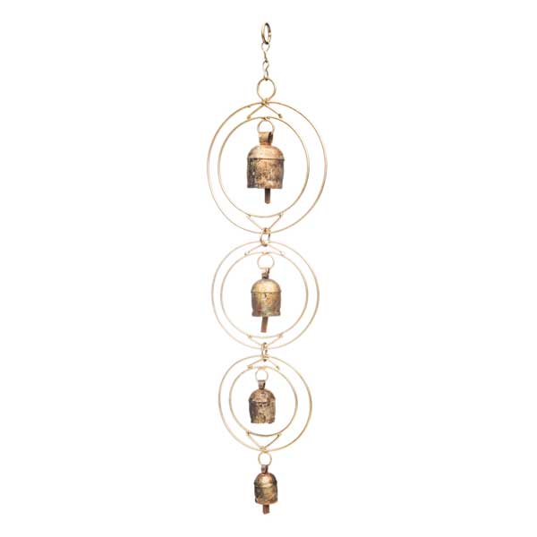 Matr Boomie Fair Trade - Wholesale Wind Chime - Ushas Dawn Long Rustic Bell Wind Chime - Hand Tuned