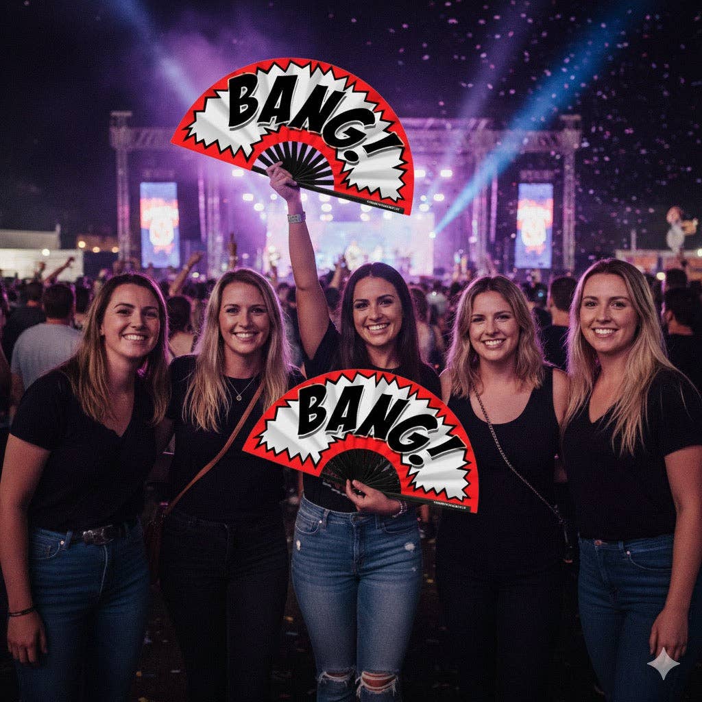 The Gay Fan Club - Wholesale Handheld Folding Fan - Bang Fan1