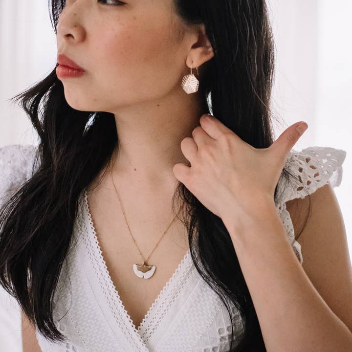 Remnant Studios - Wholesale Pendant/Charm Necklace - ginkgo necklace3